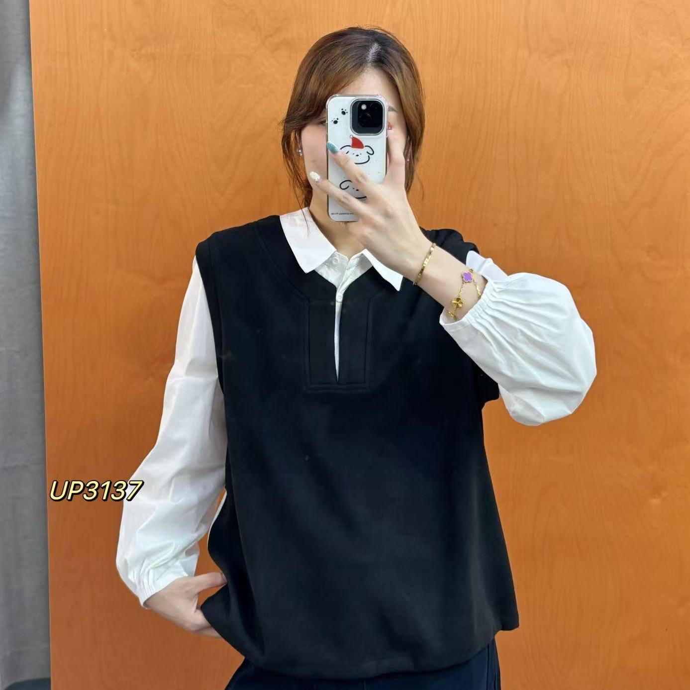 2025秋冬新品假两件卫衣长袖