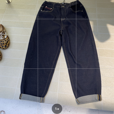 大码女秋装新款萝卜裤牛仔裤子女