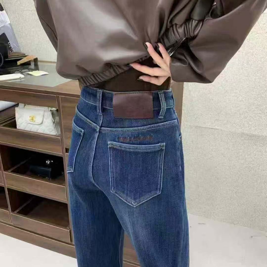 2025冬季流行牛仔裤港味特大码