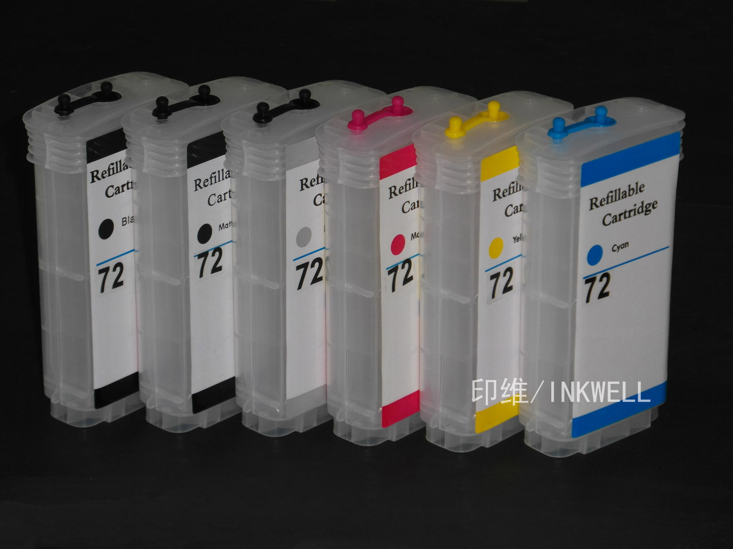印维 惠普HP 72墨盒 T610 T620 T770 T795墨盒 T1200 T1120 T1300 T790连供填充可加墨墨盒