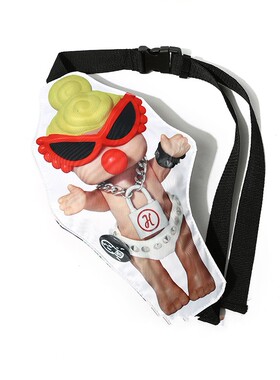 热卖牛货HYSTERIC MINI黑超奶嘴手提包单肩包斜挎包+挂饰亲子套装