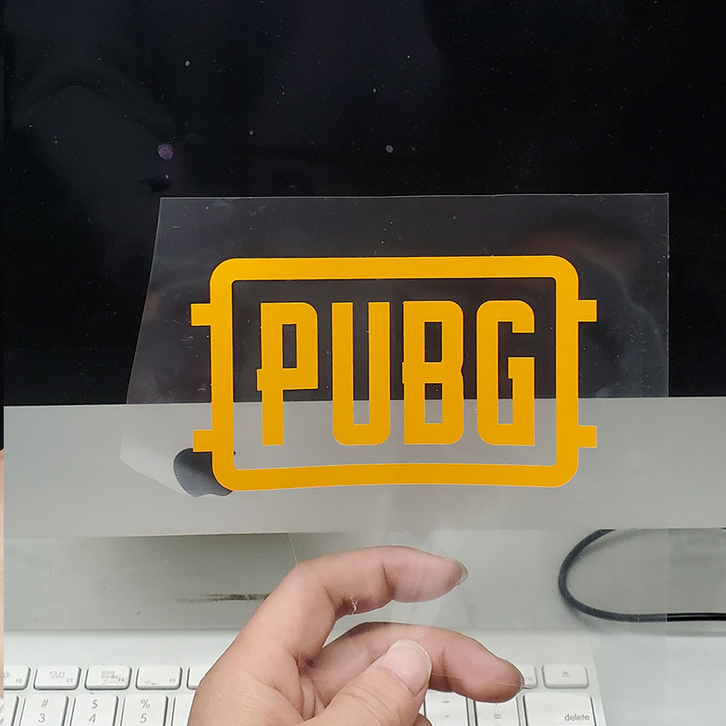 标志车贴和平精英游戏PUBG今晚