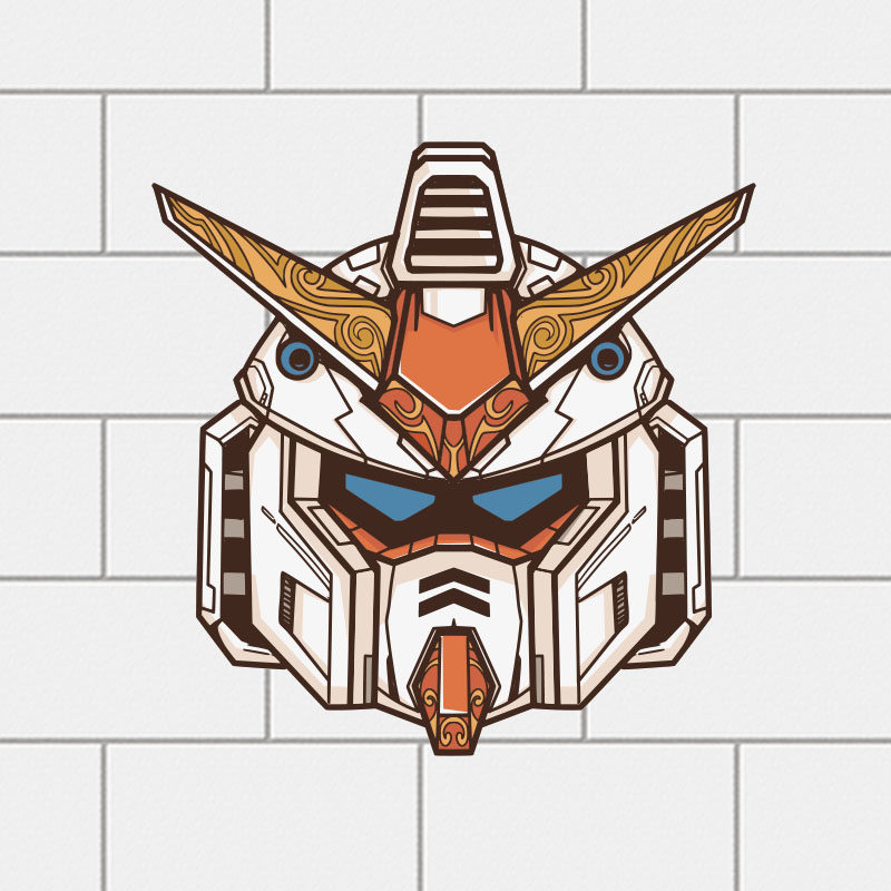 机动战士高达头像gundam敢达 日本动漫机器人机甲装甲汽车贴纸