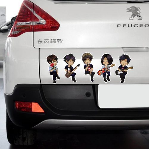 kook新品五月天车五迷划痕车贴