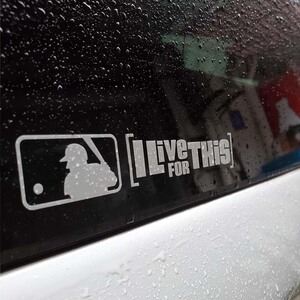kook新品MLB棒球车贴 车窗 汽车挡风玻璃后窗 三角玻璃网红贴防水