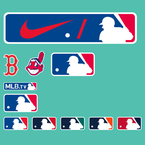 三角车贴mlb棒球挡风玻璃后窗