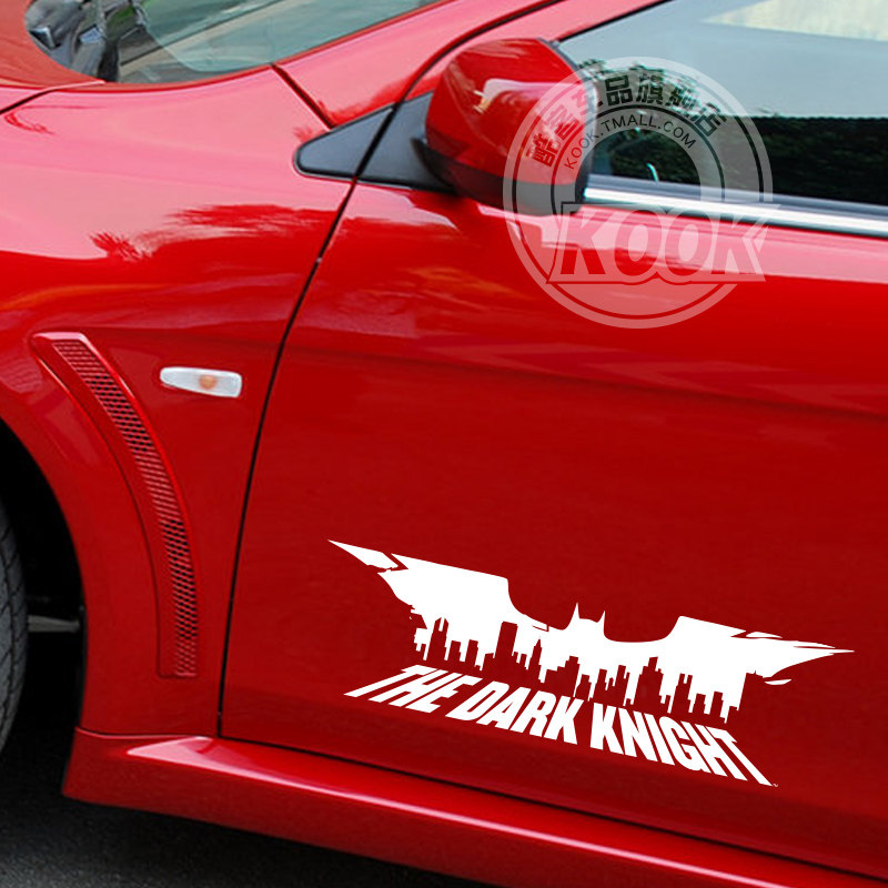 KOOK黑暗骑士标志侧门汽车贴纸
