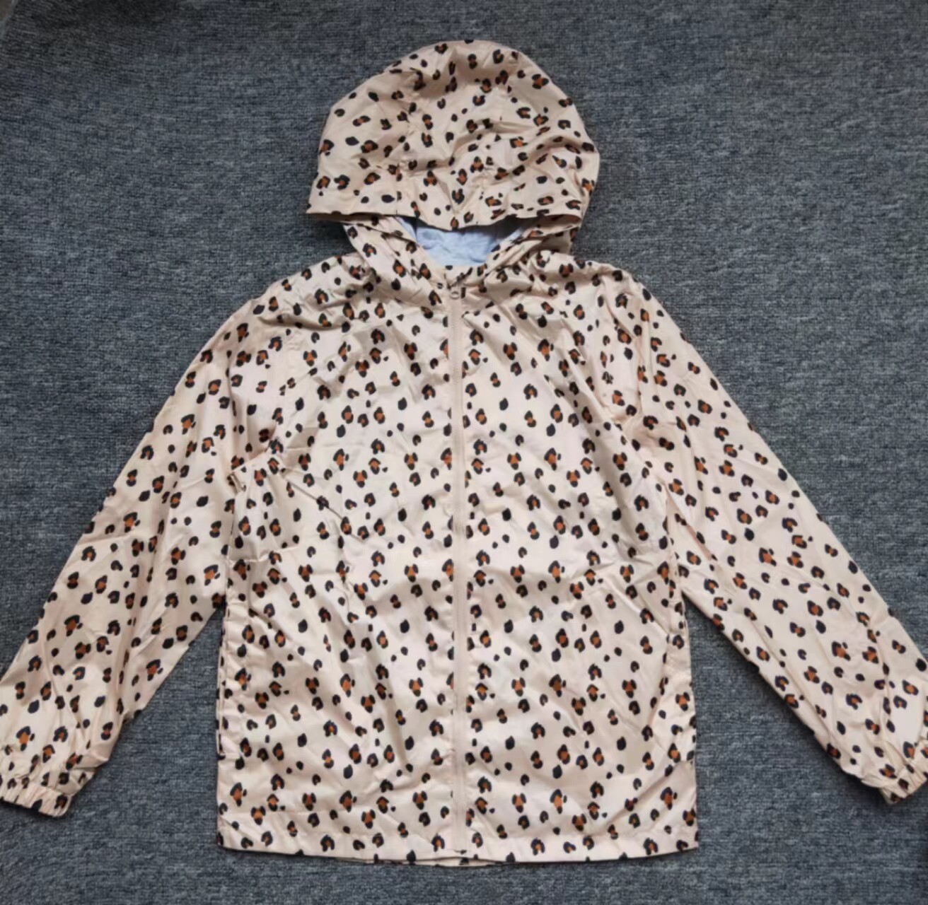 N077 윈드 브레이커 필수 수입 수출 프랑스 싱글 소녀 소년 봄 가을 의류 비바람에 견디는