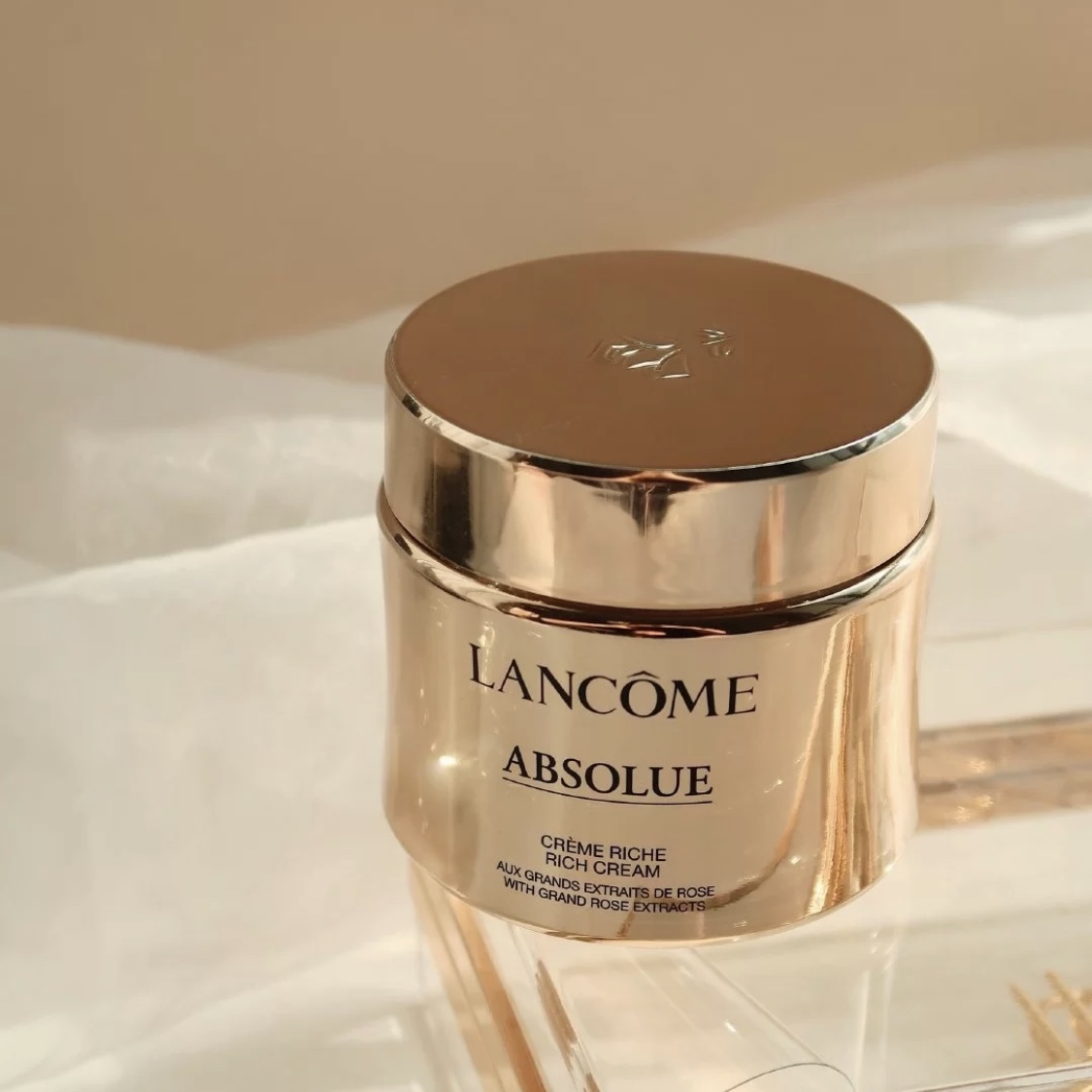 香港代购 lancome 兰蔻 absolue 菁纯臻颜玫瑰精粹面霜 60ml soft