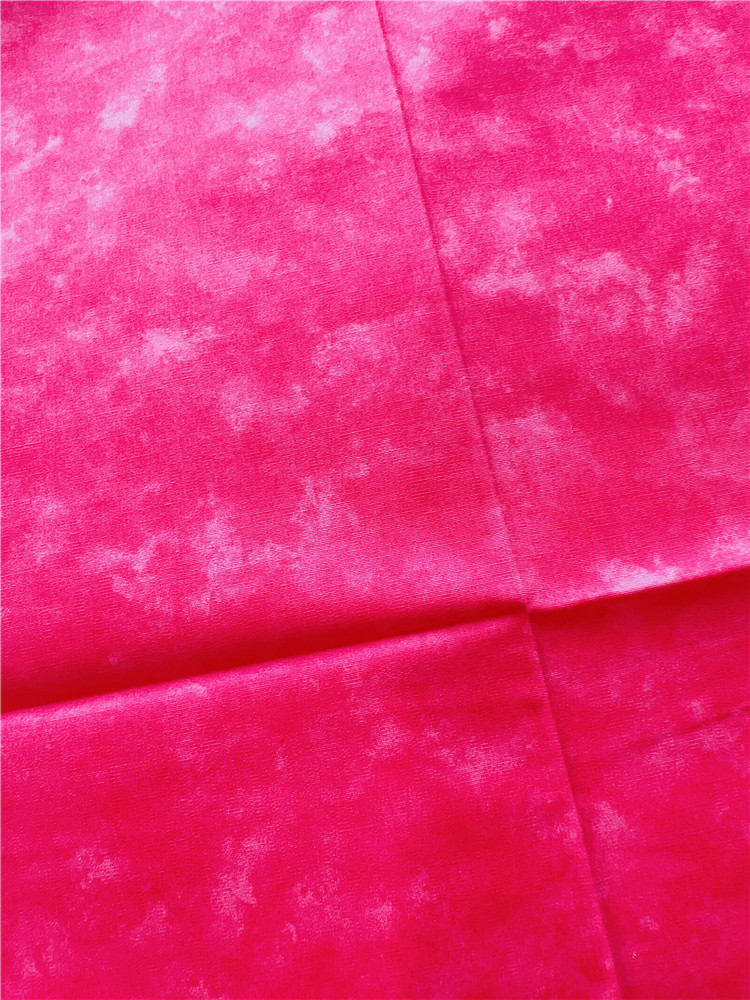 【孤品私藏】日本进口moda玫粉色晕染棉布料手工拼布衬衫娃衣面料