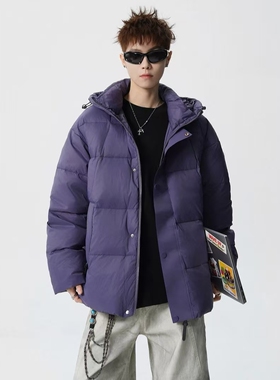 2025冬季高品质男士羽绒服外套宽松休闲加厚保暖面包服上衣潮