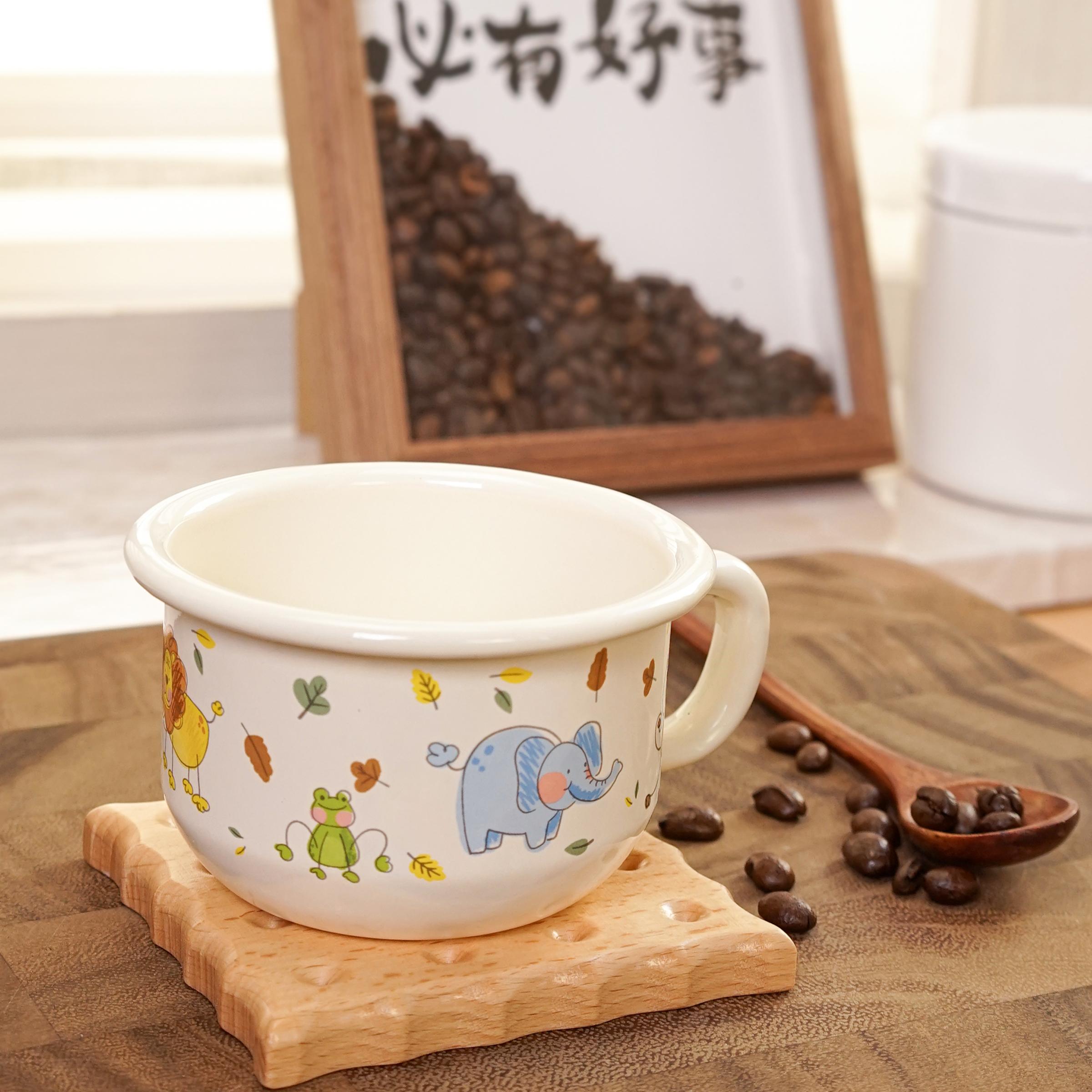 缤纷动物园限定水杯珐琅搪瓷