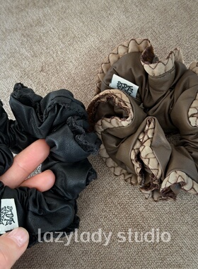 清！原17 慵懒休闲丸子头中号肠圈 绑头发马尾发圈头花发绳皮筋女