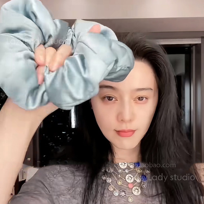 缎面海绵发圈大肠发圈ins风