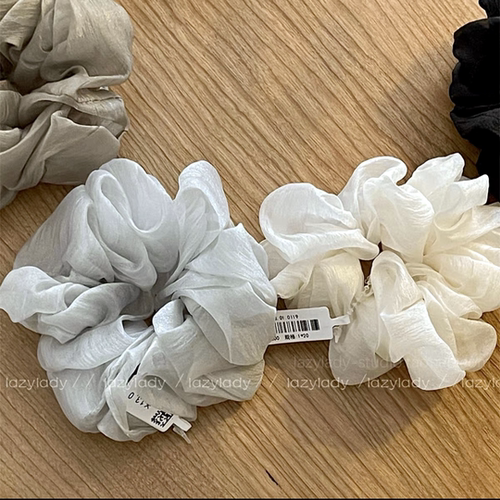 lazylady发圈雪纺肠圈仙气
