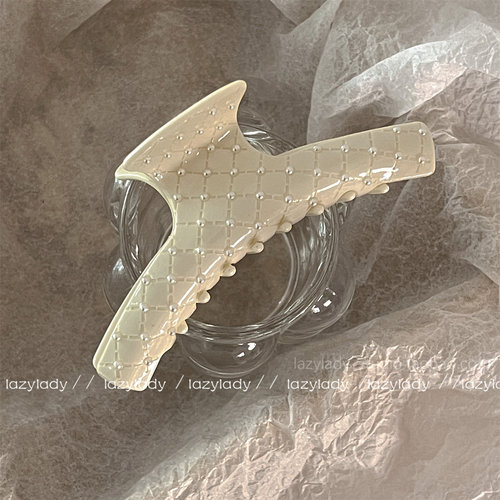 lazylady抓夹醋酸法式