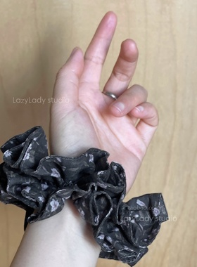 小众！复古温柔棉麻头花 hen特别的花色 独特不撞款发圈肠圈发饰