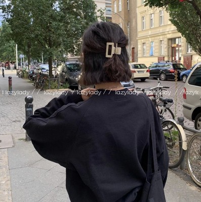 醋酸抓夹大理石纹路高级后脑勺