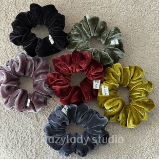 店主推荐款 闭眼入 性价比！品质~美貌~实用~秋冬丝绒肠圈发圈女