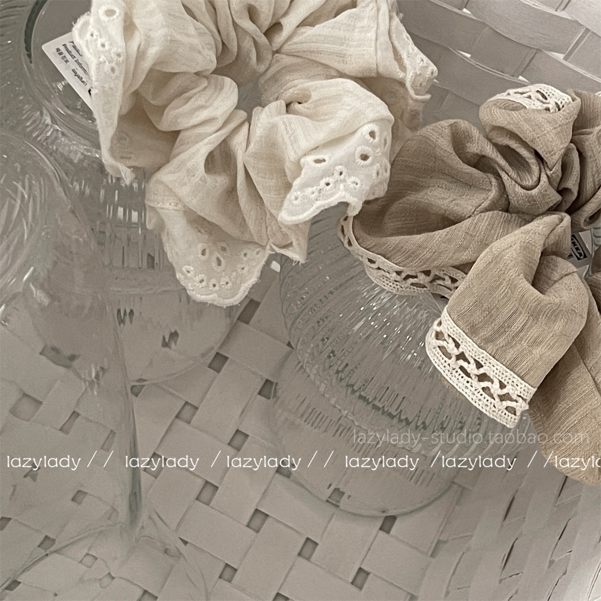 lazylady发圈蕾丝vintage
