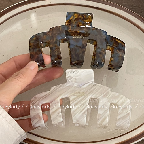 lazylady醋酸材质鲨鱼抓夹