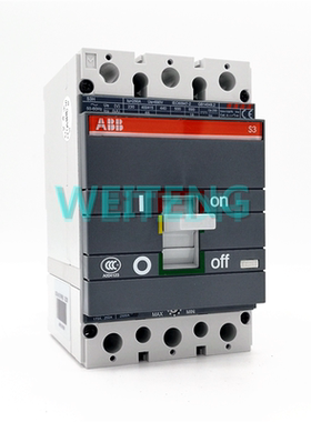 13年老店ABB S3H250 3P 空气开关250A Isomax SACE三相断路器原装