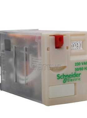 9年老店 施耐德 RXM4AB1P7小型电磁中间继电器四组14脚 RXM4AB1BD