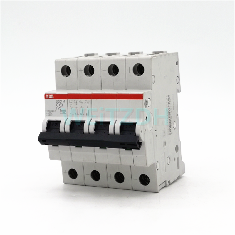 ABB电气S204M-C63UC断路器4P63A