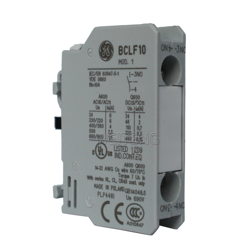 GE通用BCLF10辅助触头接触器顶装