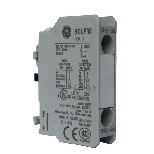 GE通用BCLF10辅助触头接触器顶装