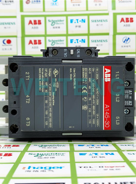 ABB电气 A145-30-11-80 交流接触器三相75KW原装 1SFL471001R8011