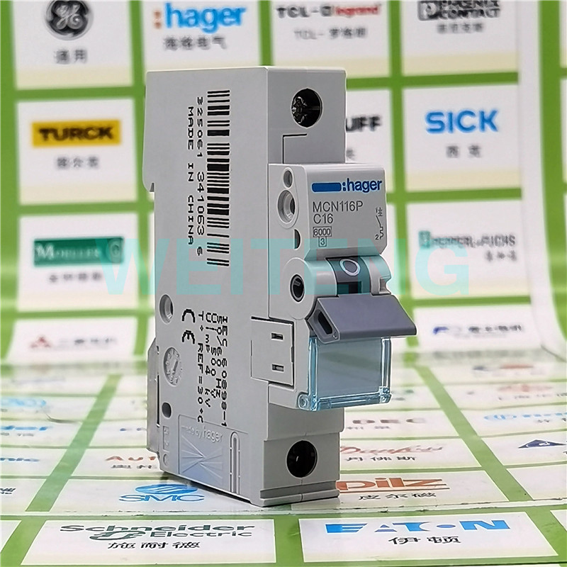 hager海格MCN116P单相空气开关