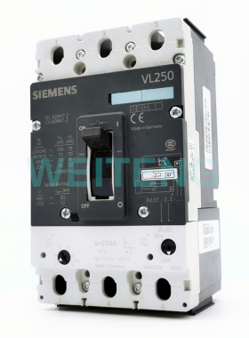 西门子VL250塑壳断路器3VL3725-1AA36-0AA0空气开关3VL9325-7DC30