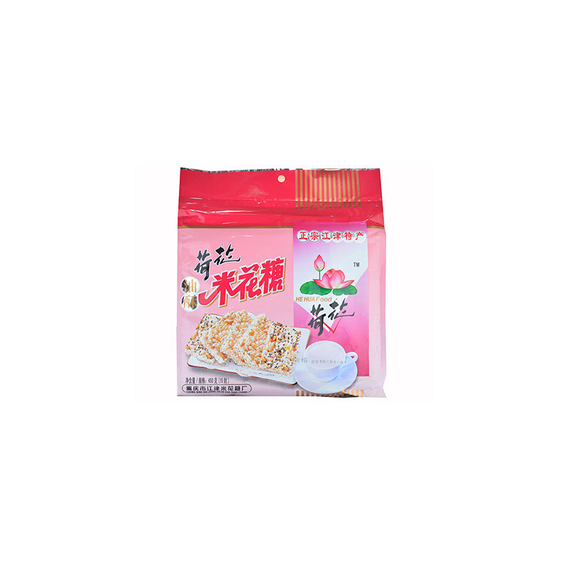 荷花牌油酥米花糖原味炒米糖重庆