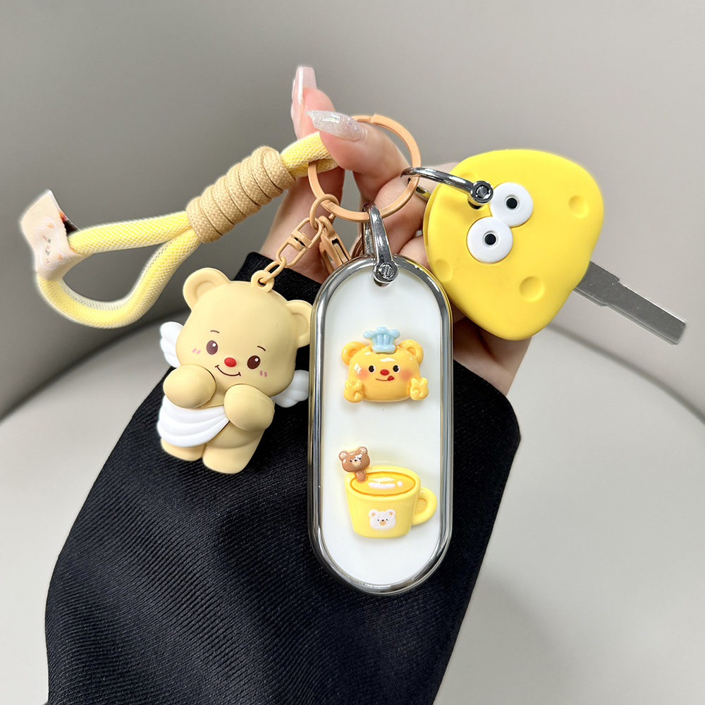 台铃苍穹电动车钥匙套超能S赤兔萌苏初恋封神改装配件卡通包壳扣