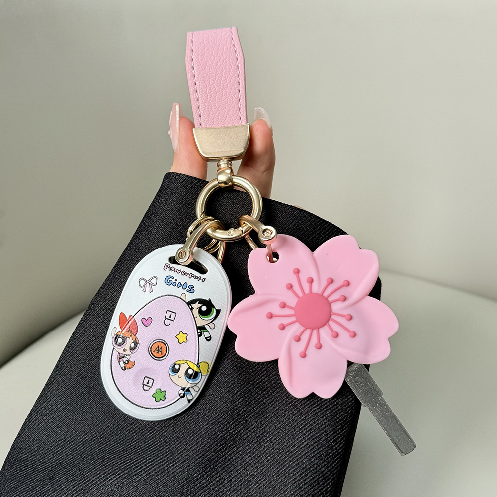 爱玛电动车露娜爱朵q5钥匙保护套元宇宙play罗兰遥控器可爱包扣女