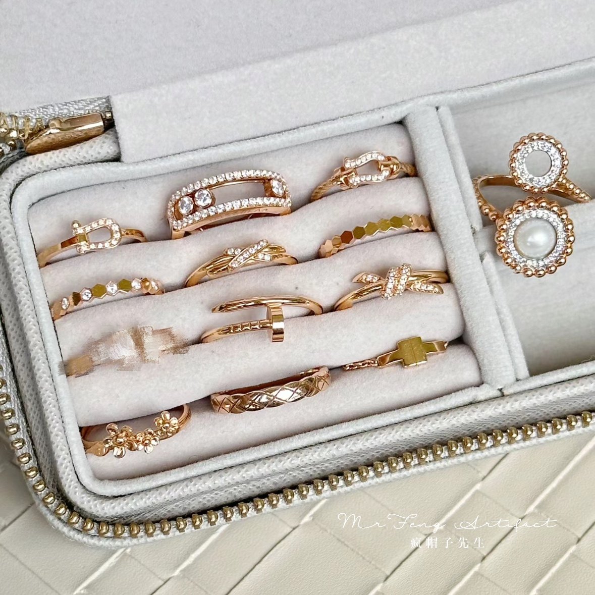 S925银镀玫瑰金系列 1:1高F饰品合辑 无LOGO,饰品/流行首饰/时尚饰品新,戒指/指环,淘宝优惠券,粉丝福利购,淘宝优惠卷