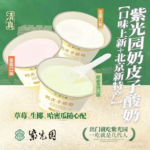 【门店直发】老北京紫光园奶皮子酸奶特产网红美食小吃顺丰包邮