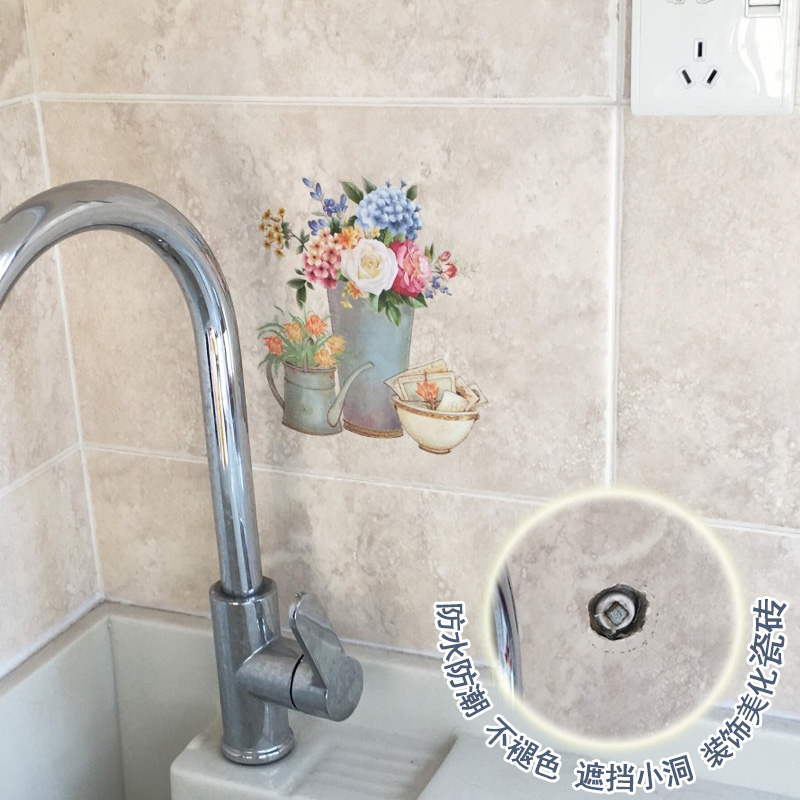 可移除不留胶瓷砖贴花