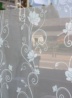 防水磨砂防走光窗花窗户玻璃贴纸玻璃纸防晒膜家用客厅卧室遮光花