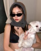 404 店复古三角猫眼简约墨镜韩版 防紫外线男女凹造型太阳眼镜酷