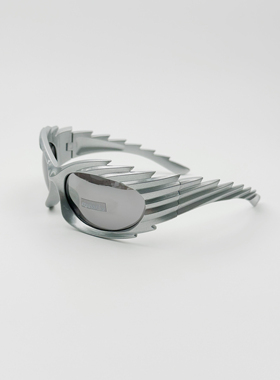 404的店Y2K前卫重金属刺猬墨镜走秀ins网红同款雷鬼太阳眼镜男女