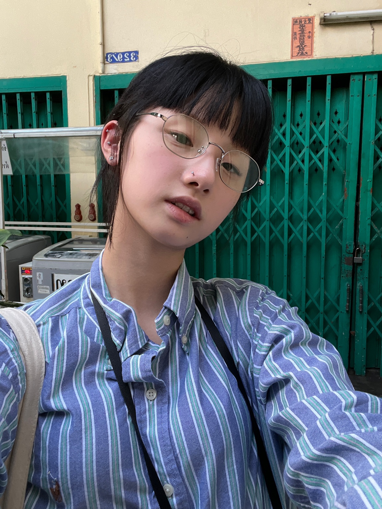 复古椭圆金属斯文复古眼镜架配度