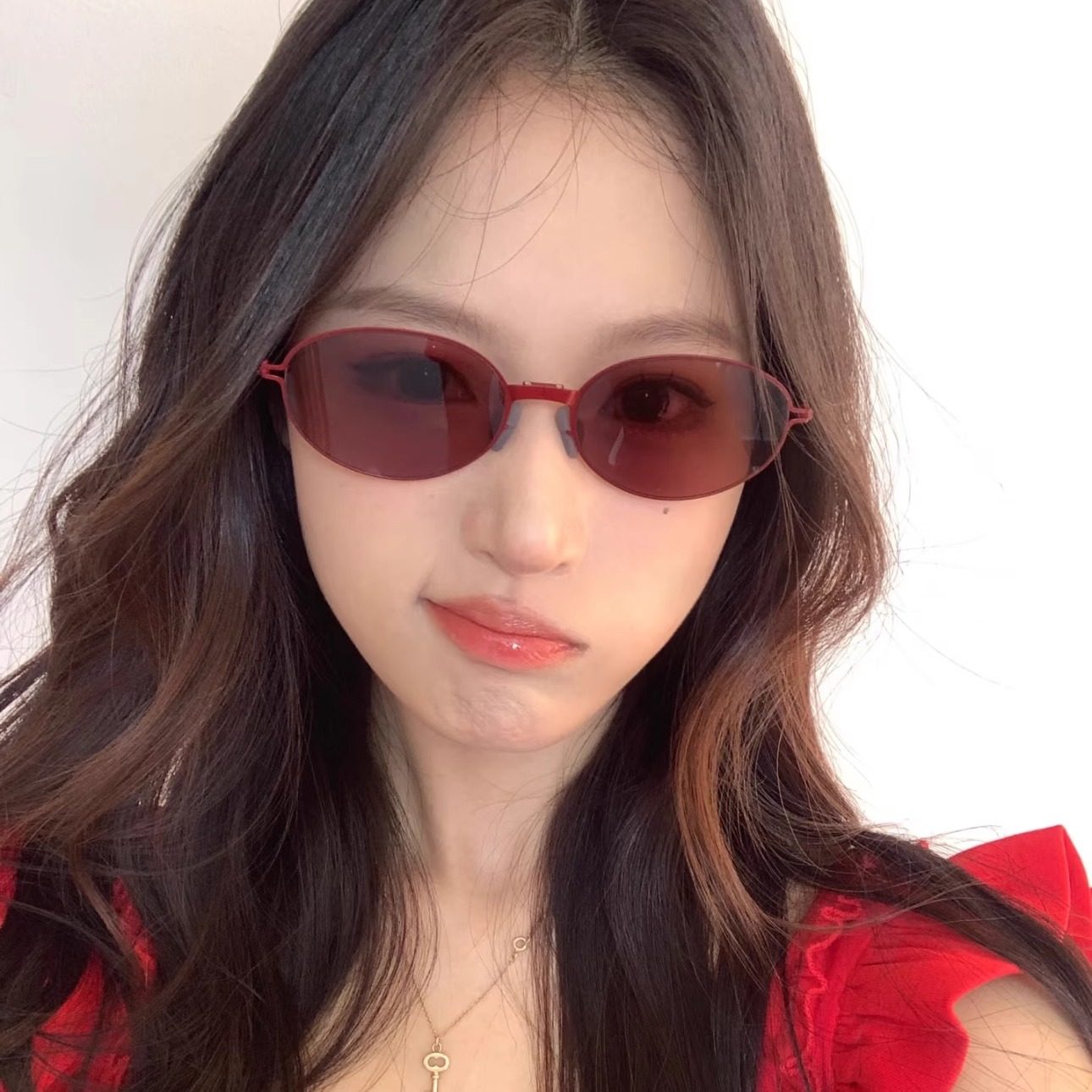 404的店酒红色时尚超薄太阳镜小框夏日椭圆渐变复古墨镜Y2K男女酷,ZIPPO/瑞士军刀/眼镜,太阳眼镜,淘宝优惠券,粉丝福利购,淘宝优惠卷