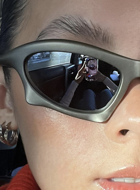 2022年B家新款Y2K异型大框街拍复古几何墨镜时髦太阳墨镜防紫外线