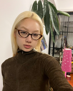 复古三角猫眼90年古着复刻小众TR90材质防蓝光 404 原创自制