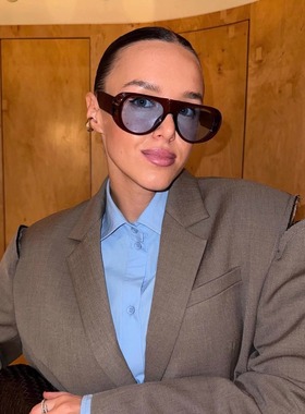 404的店复古大框遮脸时髦墨镜