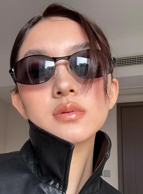 404的店千禧街头黑金属方形墨镜