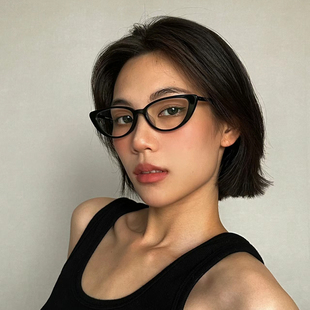 复古三角猫眼90年古着复刻小众TR90材质防蓝光 404 原创自制