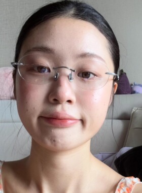 404的店韩版无框椭圆点钻眼镜方圆脸冷清高智配度数近视素颜平光